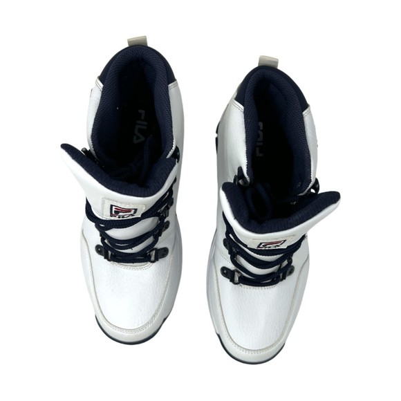 Fila Size 6 Youth Unknown Territory High Top Sneaker Boot White - Picture 10 of 13